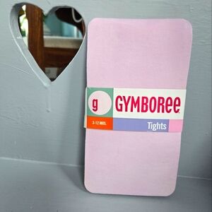 New! Gymboree 3-12 months Soft Pink Tights Pima Cotton blend Made in USA
